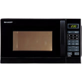 Sharp Φούρνος Μικροκυμάτων Μαύρο με Γκριλ 20L 800W